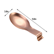 Load image into Gallery viewer, Holder Kitchen Utensils Accs Spoon Rest for Bar Coffee Station Cooking Rose Gold