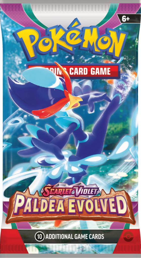 Pokemon Trading Card Game Scarlet & Violet 2 Paldea Evolved Booster Bundle 6 Booster Packs