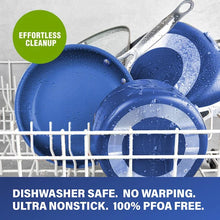 Load image into Gallery viewer, Classic Blue 20 - Piece Aluminum Ultra - Durable Non - Stick Diamond Infused Cookware and Bakeware Set