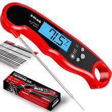 Load image into Gallery viewer, Digital Instant Read Meat Thermometer - Waterproof Kitchen Food Cooking Thermometer with Backlight LCD - Best Super Fast Electric Meat Thermometer