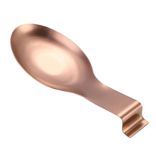 Load image into Gallery viewer, Holder Kitchen Utensils Accs Spoon Rest for Bar Coffee Station Cooking Rose Gold