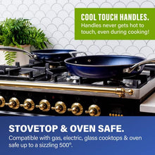 Load image into Gallery viewer, Classic Blue 20 - Piece Aluminum Ultra - Durable Non - Stick Diamond Infused Cookware and Bakeware Set